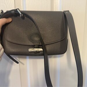 Longchamp Dark Brown Crossbody Bag